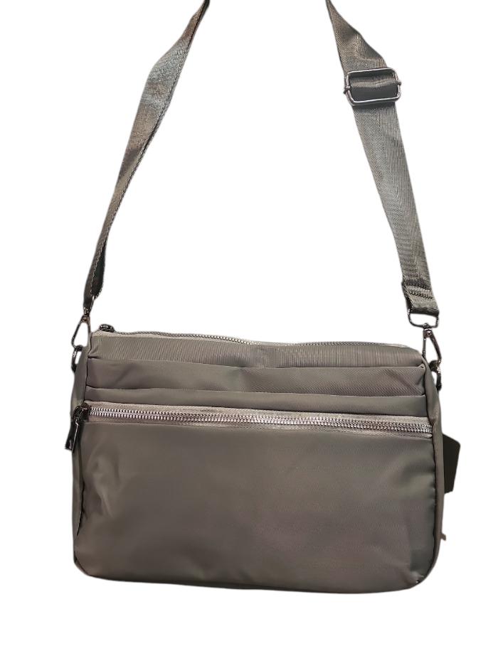 Bolso nylon gris